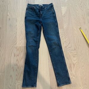Madewell stovepipe jeans